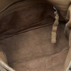 Bottega Veneta Beige/Brown Karung Leather Gardena Messenger Bag