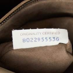 Bottega Veneta Beige/Brown Karung Leather Gardena Messenger Bag