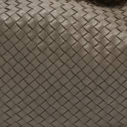 Pre Owned Bottega Veneta Grey Intrecciato Leather Veneta Hobo
