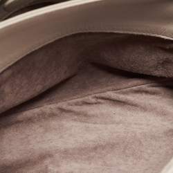 Bottega Veneta Beige Intrecciato Leather Olimpia Top Handle Bag