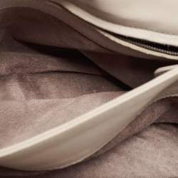 Bottega Veneta Beige Intrecciato Leather Olimpia Top Handle Bag