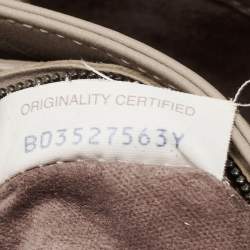 Bottega Veneta Beige Intrecciato Leather Olimpia Top Handle Bag