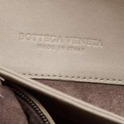 Bottega Veneta Beige Intrecciato Leather Olimpia Top Handle Bag