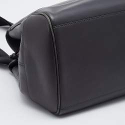 Pre Owned Bottega Veneta Grey Intrecciato Leather Tote