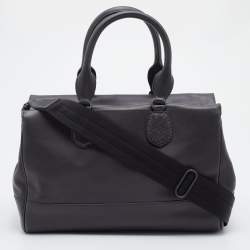 Pre Owned Bottega Veneta Grey Intrecciato Leather Tote