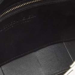 Pre Owned Bottega Veneta White Intrecciato Leather Cassette Shoulder Bag