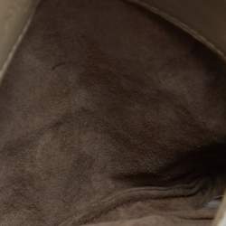 Pre Owned Bottega Veneta Beige Intreccaito Leather Olimpia Chain Shoulder Bag