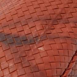 مملوكة مسبقًا Bottega Veneta Two-Tone Brown Intrecciato Leather Large Hobo