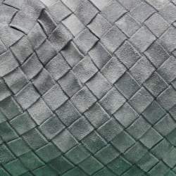 Pre Owned Bottega Veneta Grey Intrecciato Suede BV Jdoie Hobo