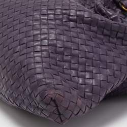 مملوكة مسبقًا Bottega Veneta Purple Intrecciato Leather Maxi Convertible Tote