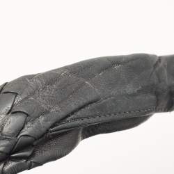 Pre Owned Bottega Veneta Black Intrecciato Leather Large Veneta Hobo