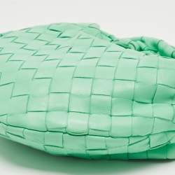 Pre Owned حقيبة بوتيغا فينيتا ميني بي في جودي جلد أزرق