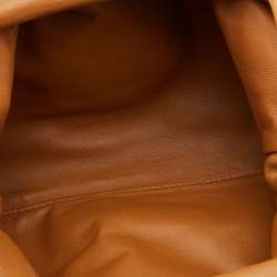 Pre Owned حقيبة بوتيغا فينيتا بوش جلد أحمر داكن صغيرة