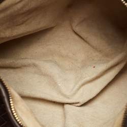 Pre Owned Bottega Veneta Dark Brown Intrecciato Leather Large Veneta Hobo