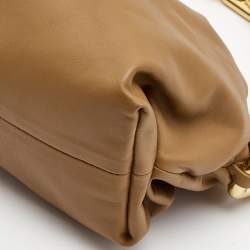Pre Owned Bottega Veneta Brown Leather The Chain Pouch Shoulder Bag