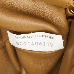 Pre Owned Bottega Veneta Brown Leather The Chain Pouch Shoulder Bag