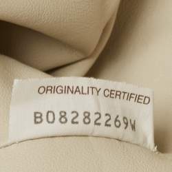 Pre Owned Bottega Veneta Metallic Gold Leather Teen Pouch Clutch