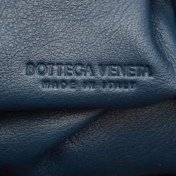 مملوكة مسبقًا Bottega Veneta Dark Blue Leather Mini The Pouch Bag