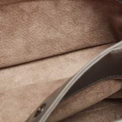 مملوكة مسبقًا Bottega Veneta Grey Intrecciato Leather Small Roma Tote