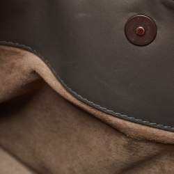 مملوكة مسبقًا Bottega Veneta Grey Intrecciato Leather Small Roma Tote