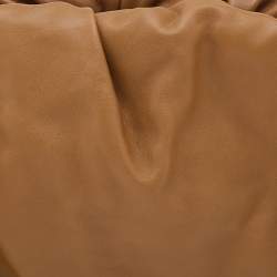 Pre Owned Bottega Veneta Tan Leather Chain Pouch Clutch