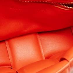 Pre Owned حقيبة كتف بوتيغا فينيتا كاسيت جلد مبطن أصفر بقلاب