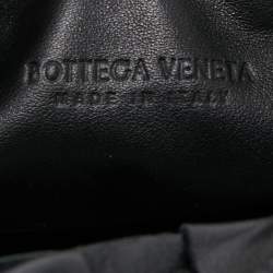 مملوكة مسبقًا Bottega Veneta Black Intrecciato Leather Mini Jodie Hobo