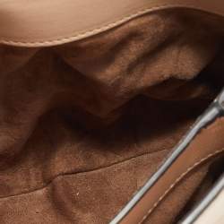 Bottega Veneta Tri Color Leather Mini Piazza Top Handle Bag