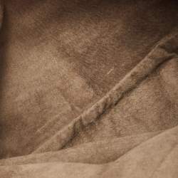 Pre Owned Bottega Veneta Pink/Beige Top Woven Leather Shopper Tote