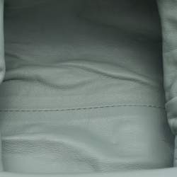 Pre Owned Bottega Veneta Mint Green Leather Mini The Pouch Bag