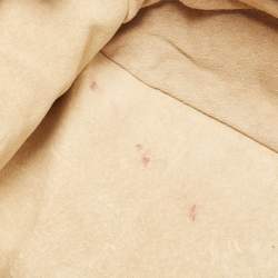 مملوكة مسبقًا Bottega Veneta Ivory/Gold Intrecciato Leather Napoli Shoulder Bag