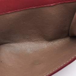 مملوكة مسبقًا Bottega Veneta Reddish Brown Intrecciato Leather French Compact Wallet
