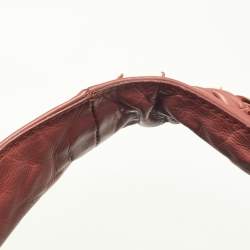 مملوكة مسبقًا Bottega Veneta Peach Intrecciato Leather Hobo