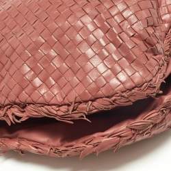 مملوكة مسبقًا Bottega Veneta Peach Intrecciato Leather Hobo