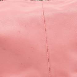 مملوكة مسبقًا Bottega Veneta Pink Leather Mini Double Knot Hobo