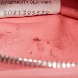 مملوكة مسبقًا Bottega Veneta Pink Leather Mini Double Knot Hobo