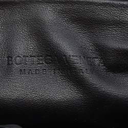 مملوكة مسبقًا Bottega Veneta Black Intrecciato Leather Mini Jodie Hobo