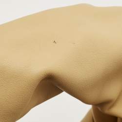 Pre Owned Bottega Veneta Beige Leather The Shoulder Pouch Hobo Bag