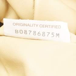 Pre Owned Bottega Veneta Beige Leather The Shoulder Pouch Hobo Bag