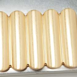 مملوكة مسبقًا Bottega Veneta Silver/Gold Metal Chain Clutch