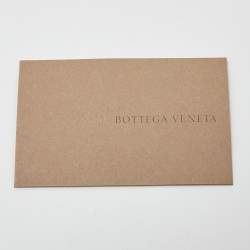 Pre Owned Bottega Veneta Cream Intrecciato Leather Zip Around Wallet