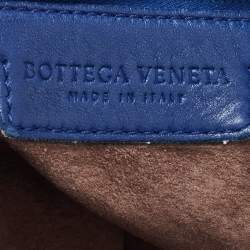 مملوكة مسبقًا حقيبة بوتيغا فينيتا جلد نابا بني انترشياتو كبيرة بسلسلة