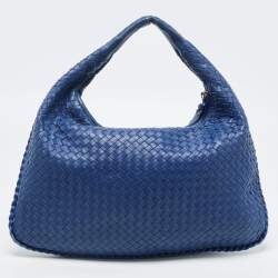 مملوكة مسبقًا حقيبة بوتيغا فينيتا جلد نابا بني انترشياتو كبيرة بسلسلة