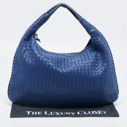 مملوكة مسبقًا حقيبة بوتيغا فينيتا جلد نابا بني انترشياتو كبيرة بسلسلة