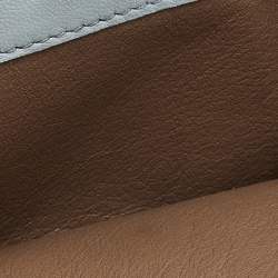 مملوكة مسبقًا Bottega Veneta Blue Intrecciato Leather Butterfly French Wallet