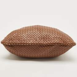 مملوكة مسبقًا Bottega Veneta Brown Intrecciato Leather Veneta Hobo