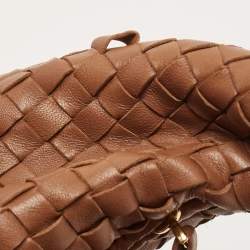 مملوكة مسبقًا Bottega Veneta Brown Intrecciato Leather Veneta Hobo