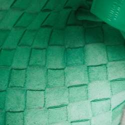 مملوكة مسبقًا Bottega Veneta Light Green Intrecciato Leather Mini Loop Camera Crossbody Bag