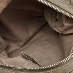 Pre Owned Bottega Veneta Grey Intrecciato Leather Hobo