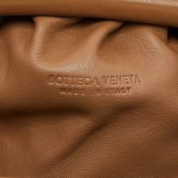 Pre Owned Bottega Veneta Brown Leather Mini The Pouch Bag